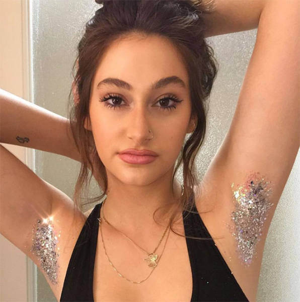 Glittery Armpits Is A New Crazy Trend. Yes, You Read That Right…
