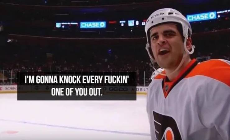 Hockey Players Are Professional Trash Talkers