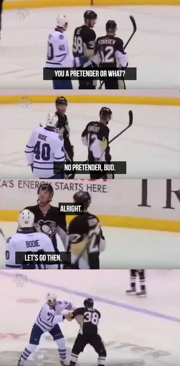 Hockey Players Are Professional Trash Talkers