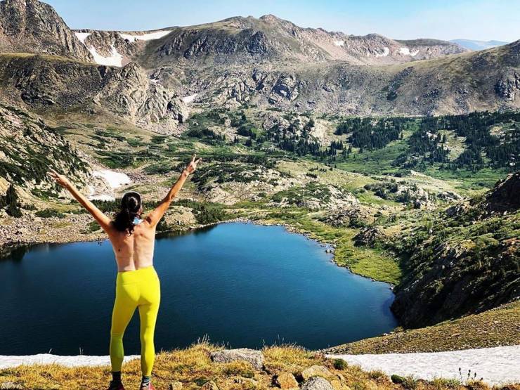 Girls Posing Topless In Front Of Beautiful Landscapes