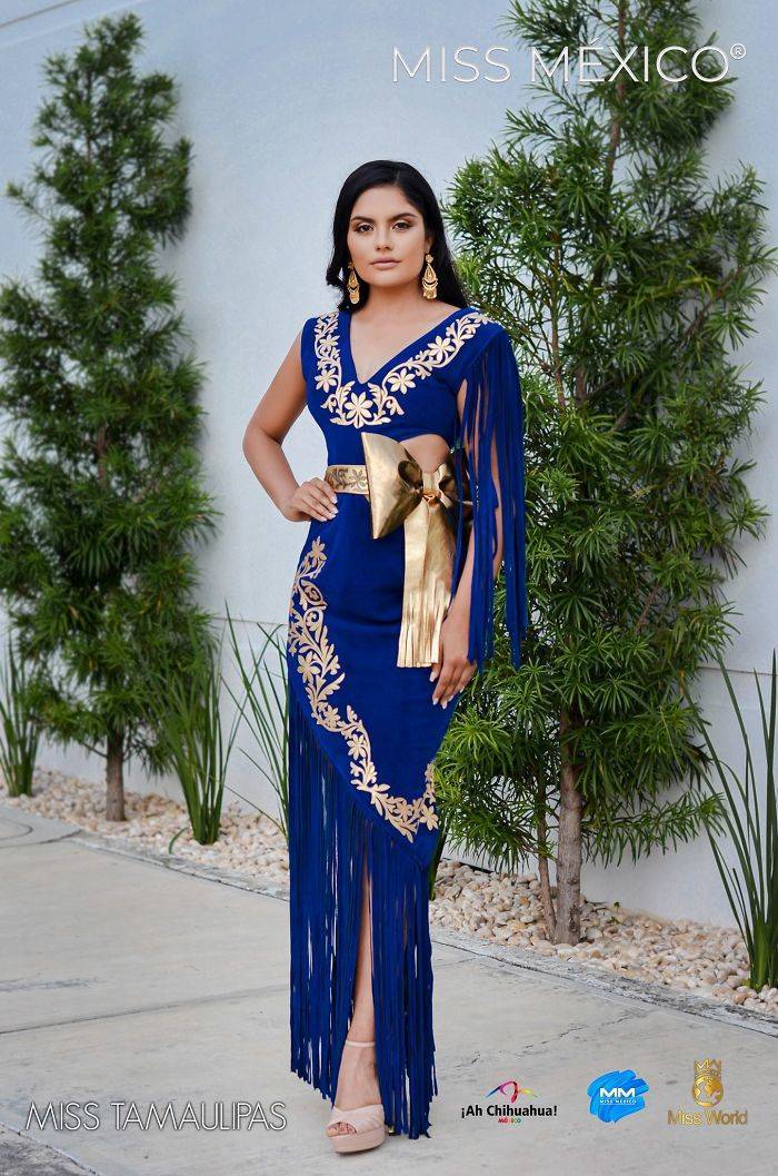 2020 “Miss Mexico” Contestants In National Dresses