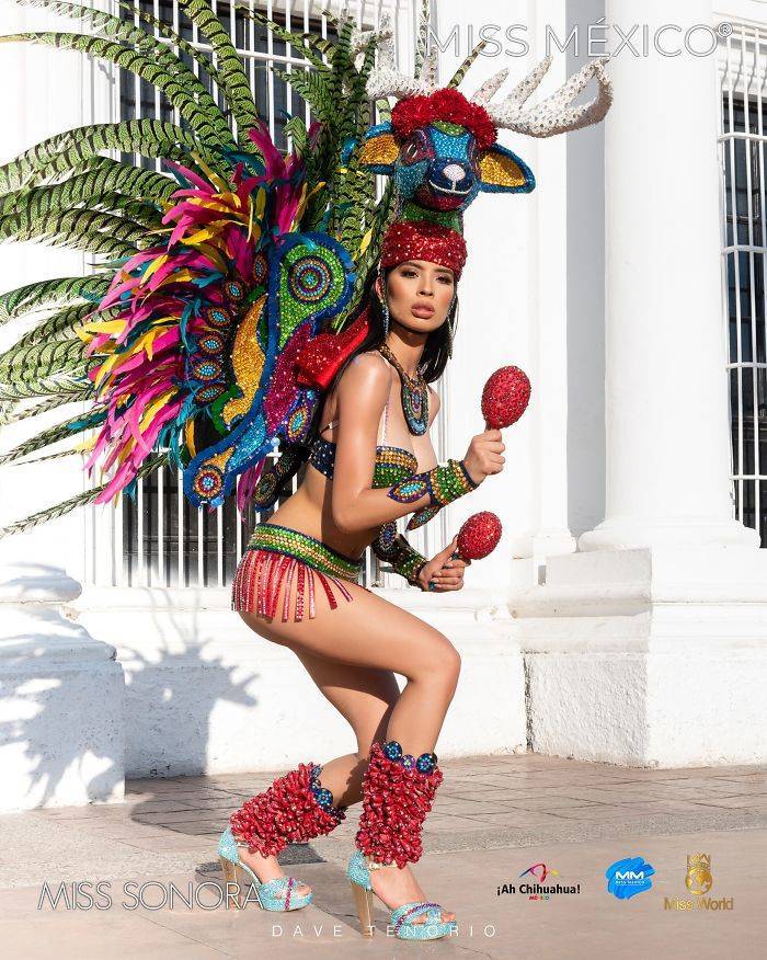 2020 “Miss Mexico” Contestants In National Dresses