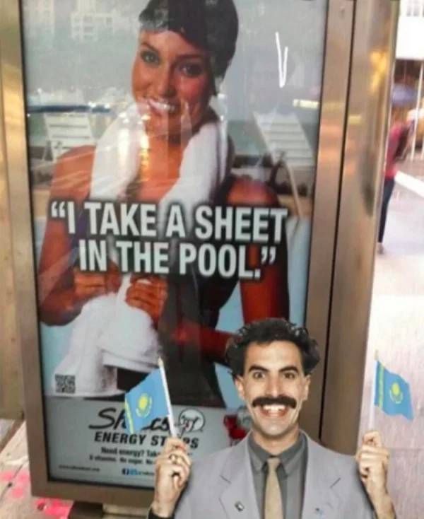 Very Explicit “Borat” Memes