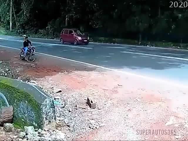 His Guardian Angel Was There