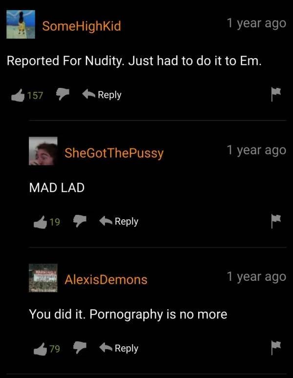 Pornhub’s Comment Section Is Wild…