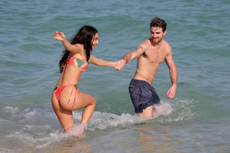Chantel Jeffries On A Beach
