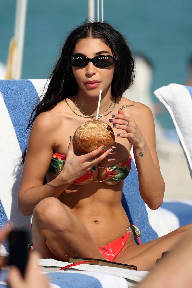Chantel Jeffries On A Beach