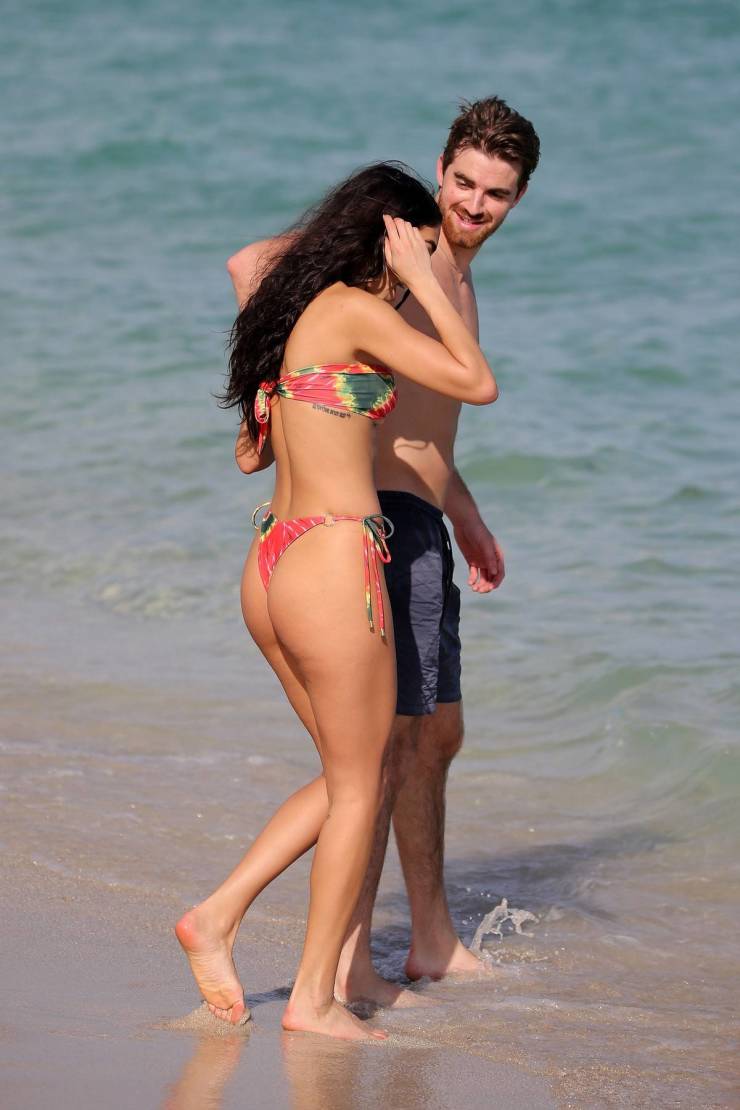 Chantel Jeffries On A Beach