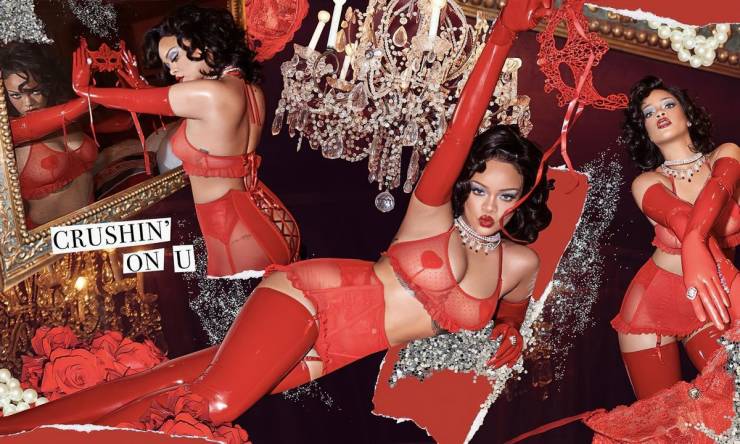 Rihanna In Sexy Lingerie