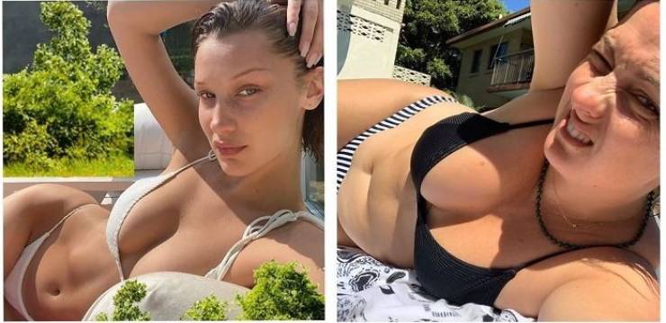 Woman Recreates Celebrity Photos In Funny Ways