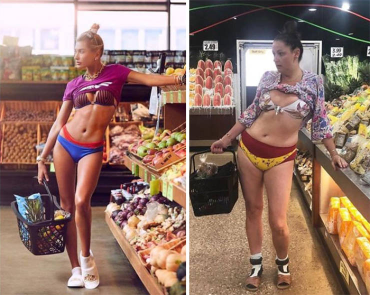 Woman Recreates Celebrity Photos In Funny Ways