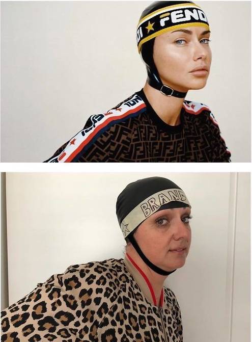 Woman Recreates Celebrity Photos In Funny Ways