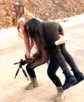 girls and their big guns 30 gifs 6.html - 1 HD GIF | Premium Gallery 2021