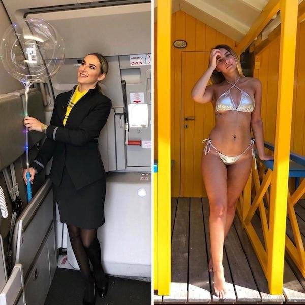 These Flight Attendants Are Very Hot!