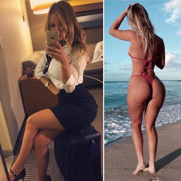 These Flight Attendants Are Very Hot!