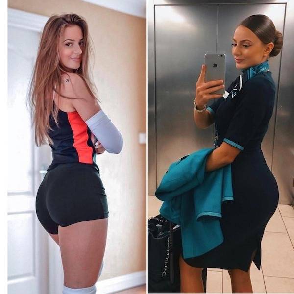These Flight Attendants Are Very Hot!