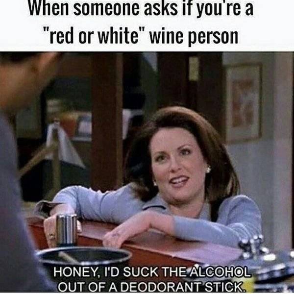 Red And White Wine Memes