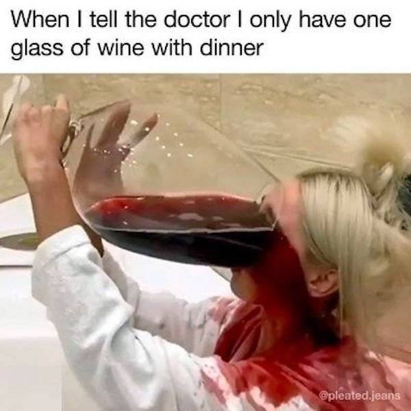 Red And White Wine Memes