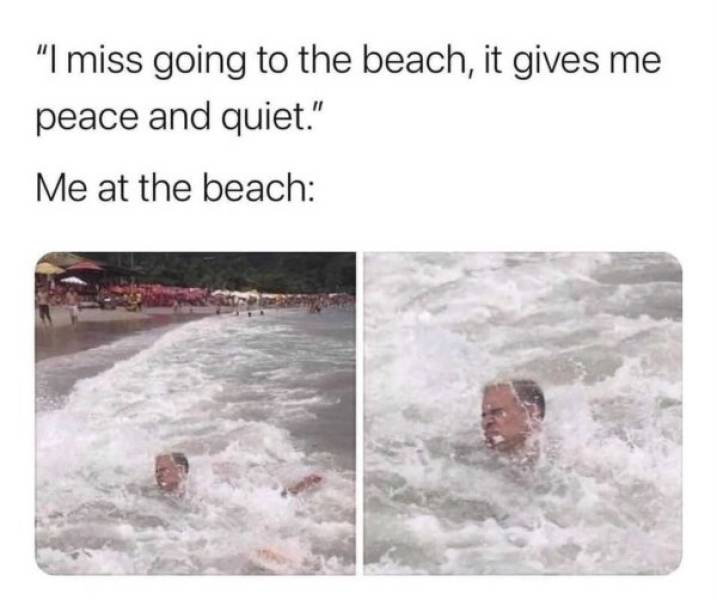 These Beach Memes Are Kinda Hot!