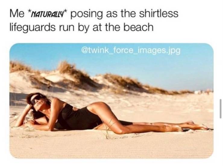 These Beach Memes Are Kinda Hot!