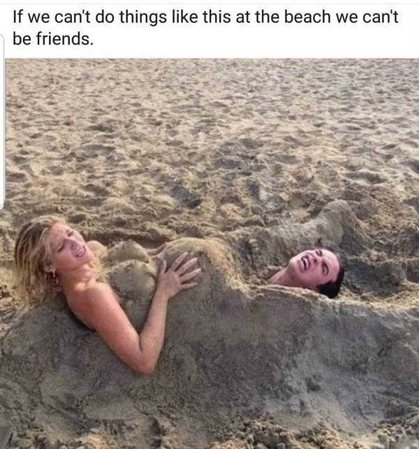 These Beach Memes Are Kinda Hot!