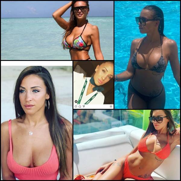 Hot Flight Attendants With And Without Their Uniforms