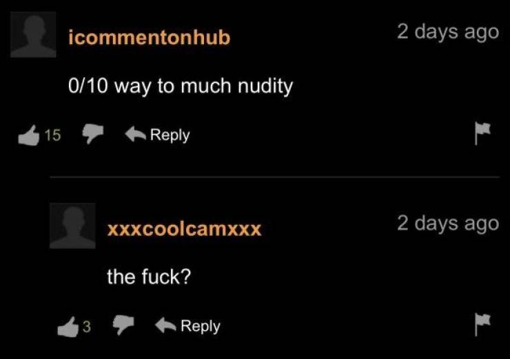 “Pornhub” Comment Section Is A Wild Ride…
