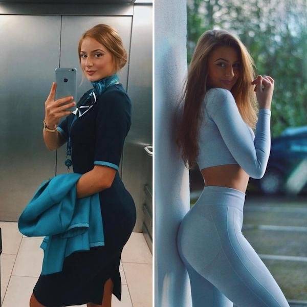Let’s Take Off With These Hot Flight Attendants!