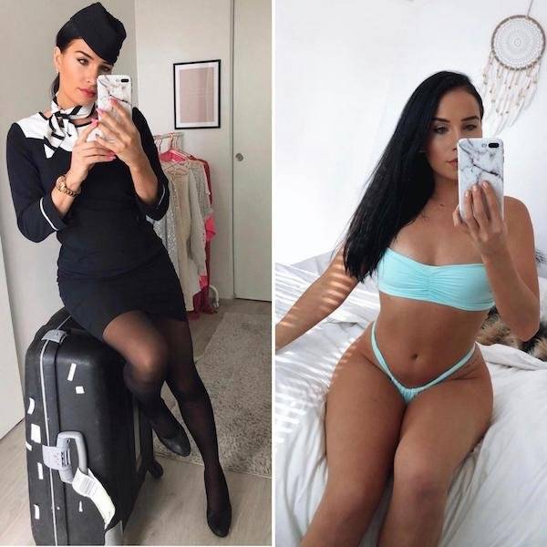 Let’s Take Off With These Hot Flight Attendants!