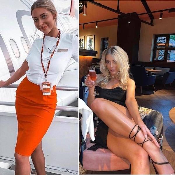 Let’s Take Off With These Hot Flight Attendants!