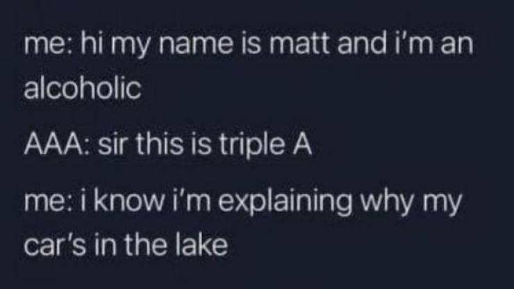 Absolutely Wasted…