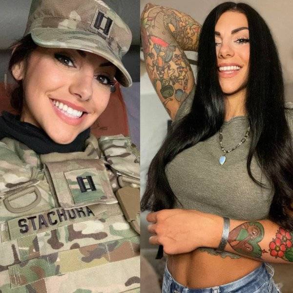 Military Girls Who Don’t Need Their Uniforms!