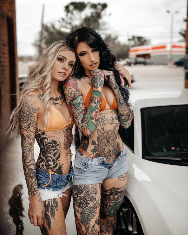 Tattooed And Smoking Hot!