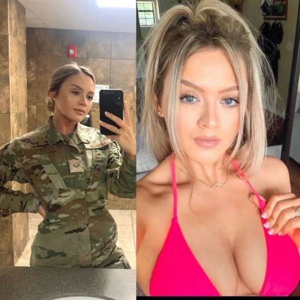 Fit Girls With And Without Their Uniforms