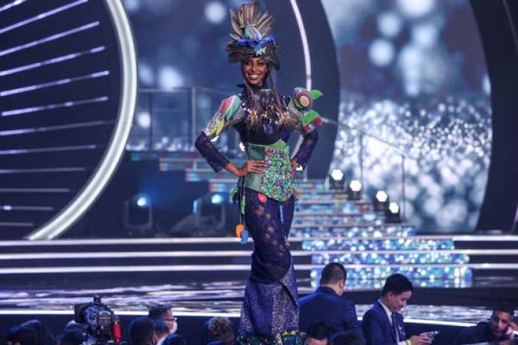 “Miss Universe” Contestants Wearing Their National Costumes