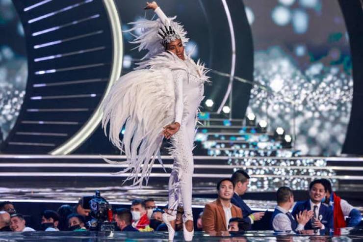 “Miss Universe” Contestants Wearing Their National Costumes