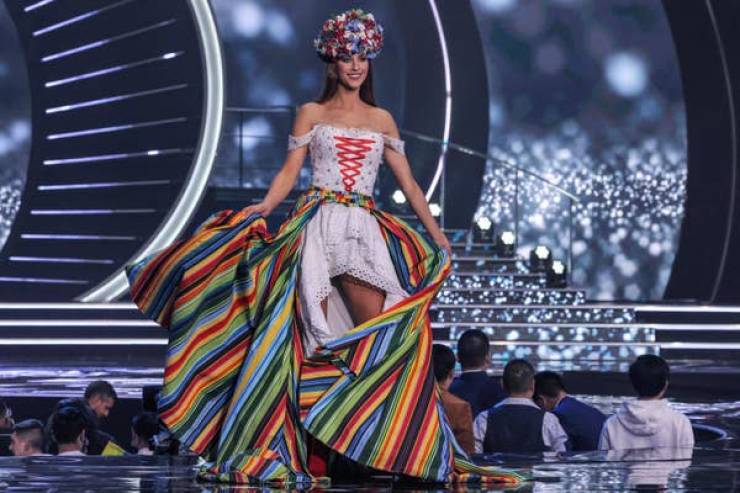 “Miss Universe” Contestants Wearing Their National Costumes