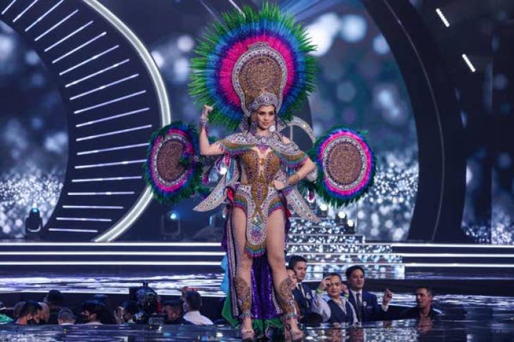 “Miss Universe” Contestants Wearing Their National Costumes