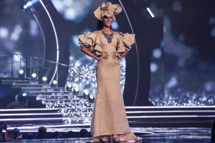 “Miss Universe” Contestants Wearing Their National Costumes