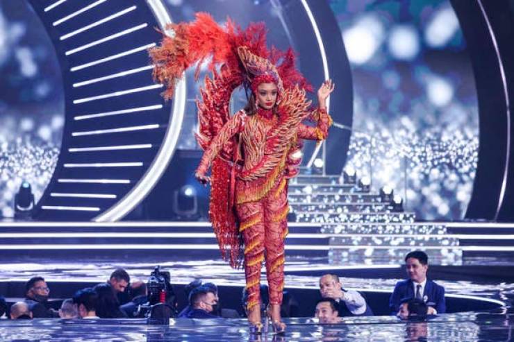 “Miss Universe” Contestants Wearing Their National Costumes
