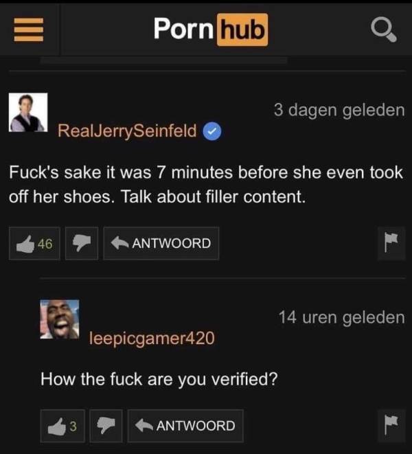 “Pornhub” Comment Section… Enough Said…