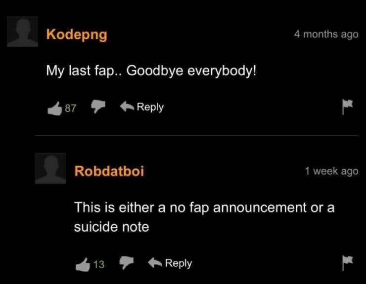 “Pornhub” Comment Section Is Pretty Wild…