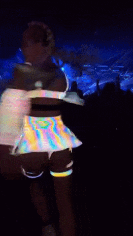 Music Festival Girls Having Fun!