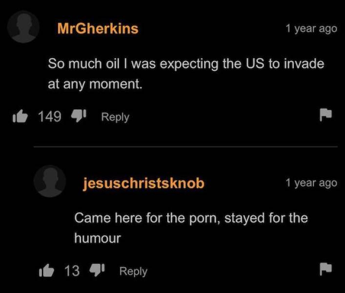 “Pornhub” Comment Section Is A Very Weird Place…