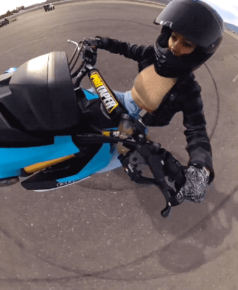 Adrenaline-Fueled Sexy Stunt Rider