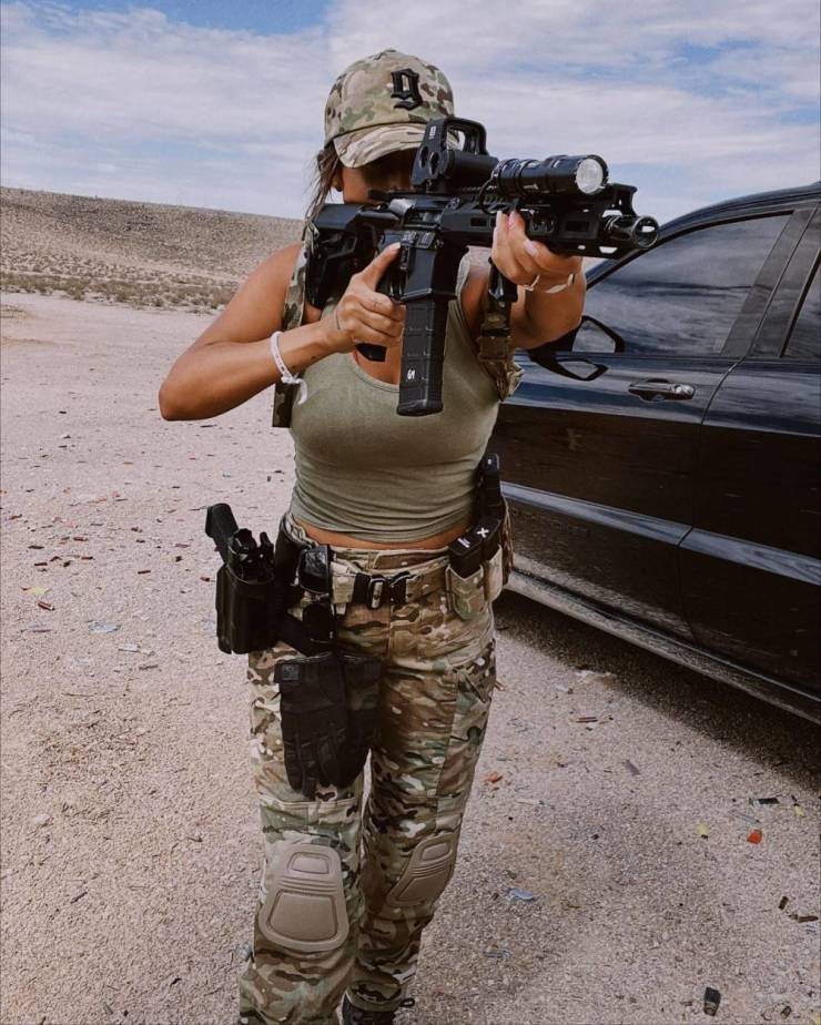 Guns And Girls: A Powerful Combination