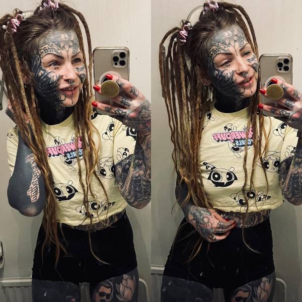 Tattooed Mother From Finland