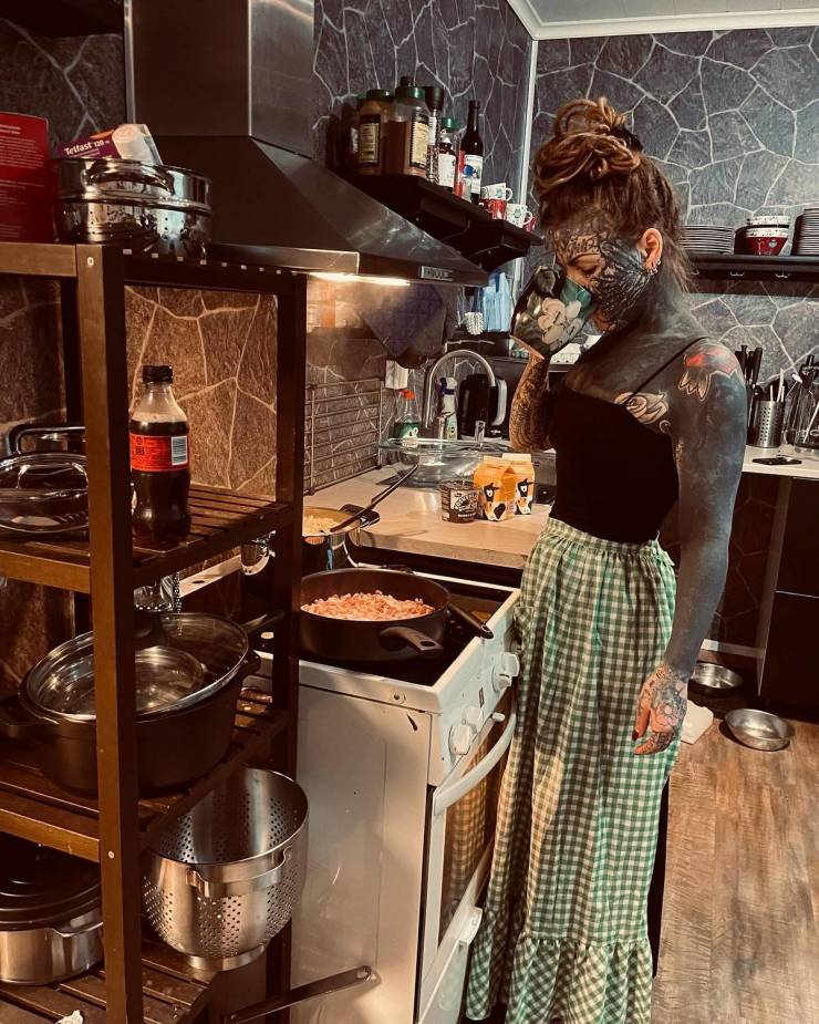 Tattooed Mother From Finland