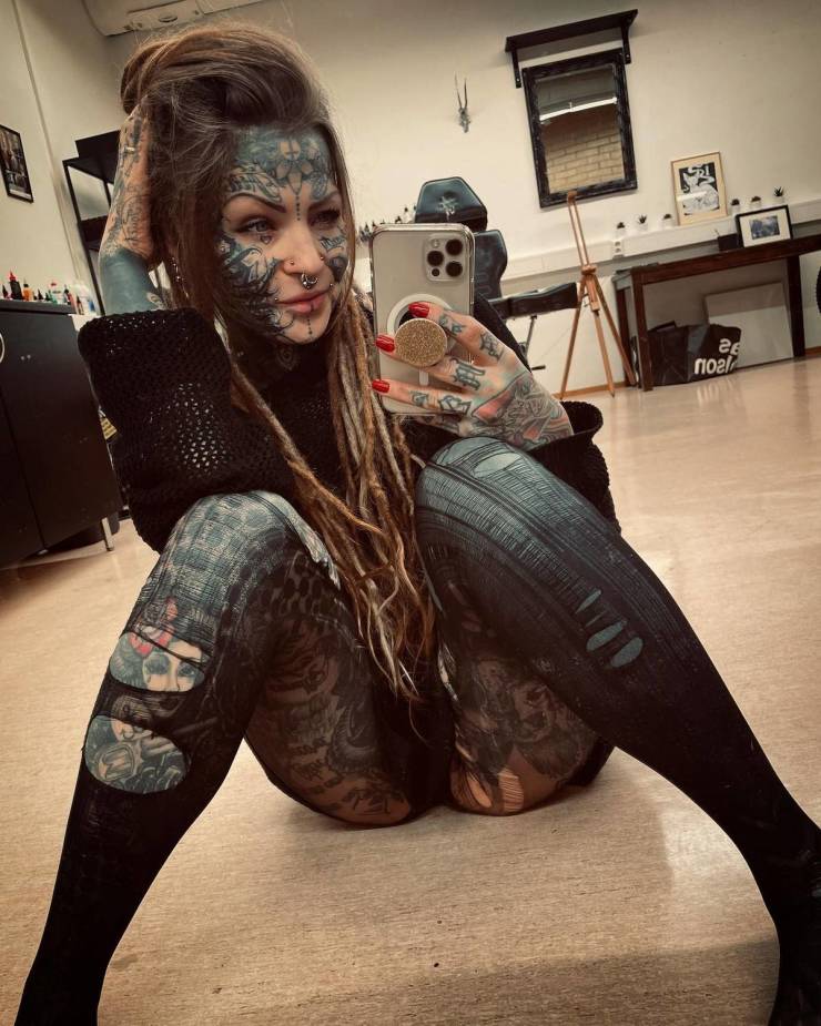 Tattooed Mother From Finland