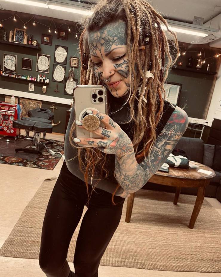 Tattooed Mother From Finland